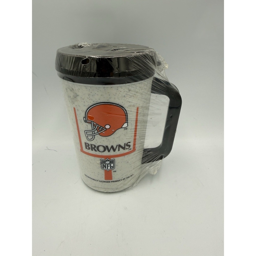 Vintage Cleveland Browns Sealed Aladdin Insulated , 7-Eleven Mug #2